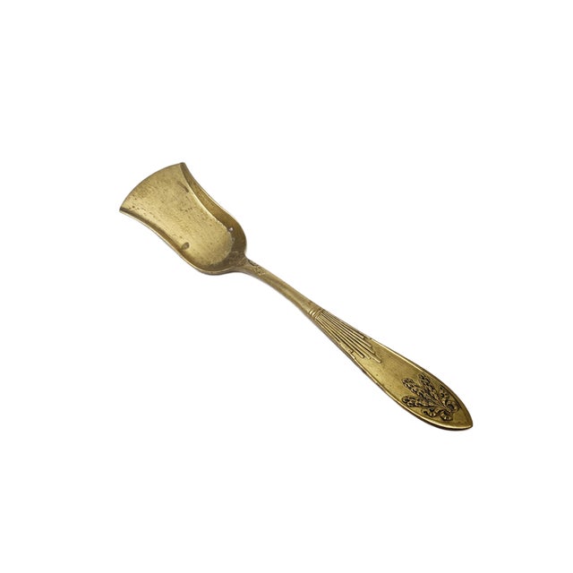 Art Nouveau Style Sugar Bowl Spoon by Hersch Mordka Spiro, Poland, 1930s For Sale - Image 9 of 9