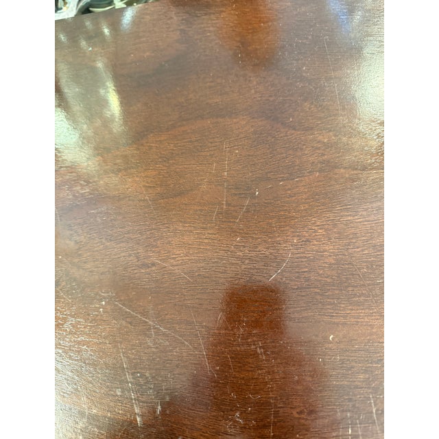 Brown Pier One Buffet Cabinet With Paned Glass Doors For Sale - Image 8 of 11