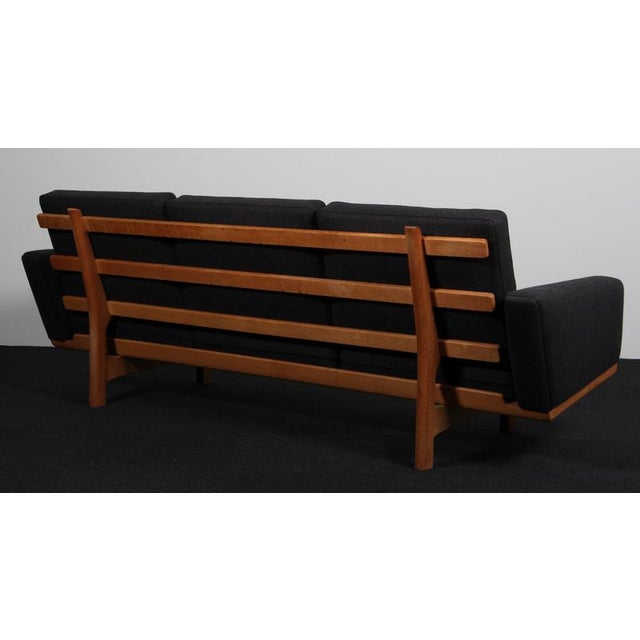 Wood Three-Seat Sofa by Hans J. Wegner for Getama For Sale - Image 7 of 8