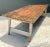 Vintage Rustic Wood Farmhouse Table For Sale - Image 13 of 13