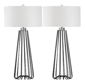 Modern Wire Table Lamp - a Pair