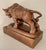 Figurative 1970s Ceramic Bronzed Bull Statue For Sale - Image 3 of 5