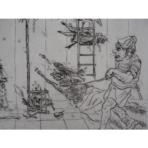 Mordecaï MOREH, Triumph of the woman, Etching For Sale - Image 6 of 10