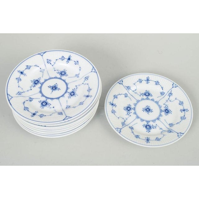 Royal Copenhagen Blue Fluted Plain, set of nine side dishes. Classic set of nine side dishes from Royal Copenhagen’s Blue...