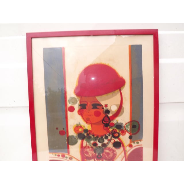 1970s Menguy Frédéric, Lithograph Composition, 1970, Lithograph For Sale - Image 5 of 11