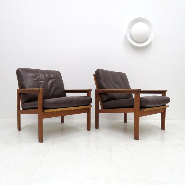 Illum Wikkelsøe Capella Series Armchairs, 1950 For Sale - Image 9 of 10