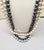 Vintage 1980s Signed Les Bernard 3-Strand Faux-Pearl Necklace For Sale - Image 10 of 11