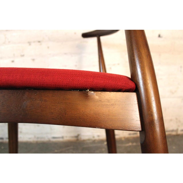 Mid 20th Century Set of Six Vamo Sønderborg Style Wishbone Dining Chairs For Sale - Image 10 of 11