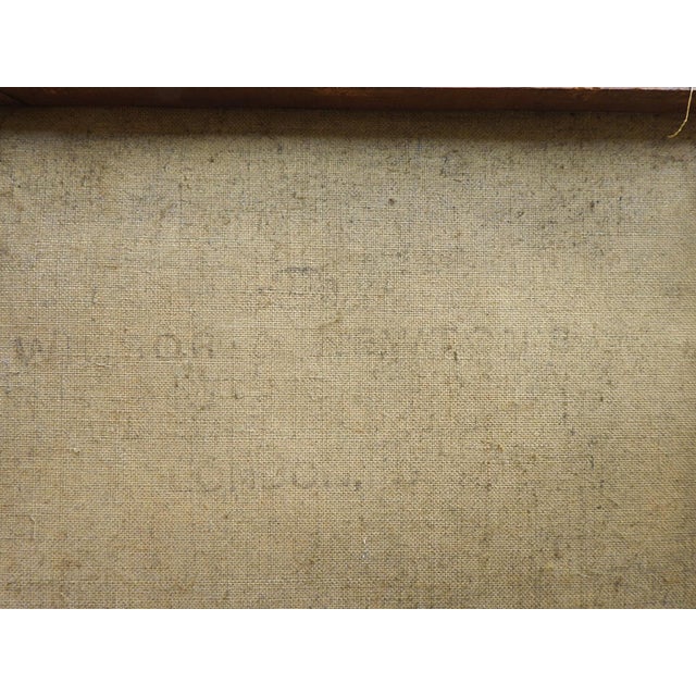 Green Early 20th Century Pastoral Landscape Painting With Sheep For Sale - Image 8 of 8