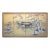 1960s "Winter Landscape With Temple", Showa Era Japanese Silk Byobu Screen For Sale