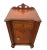 Antique Italian Nightstand Cabinet With Drawer Hand Carved Walnut and Mahogany For Sale - Image 4 of 13