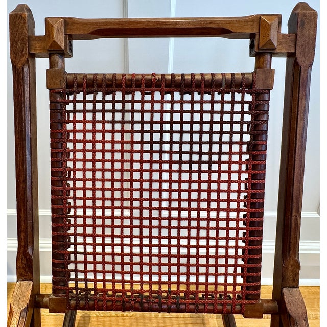 George Hunzinger Aesthetic Movement Walnut Rocking Chair, Circa 1876 For Sale In New York - Image 6 of 11