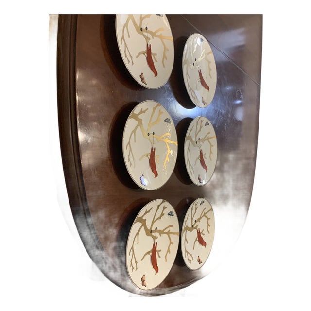 Bernardaud Birds of Paradise Salad Plates - 6pcs with Box For Sale