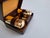 Mid-Century Modern Brass Travel Shaving Kit in Leatherette Case, 1960 For Sale - Image 12 of 18