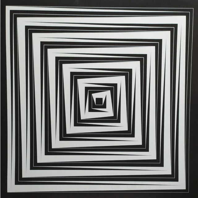 Marcello Morandini, Cinetic Lithograph, 1974 For Sale