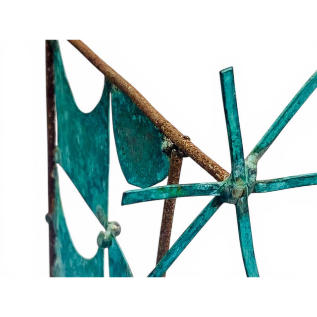 Brown William Black, Abstract Sculpture, Late 1960s, Patinated Copper Alloy For Sale - Image 8 of 16