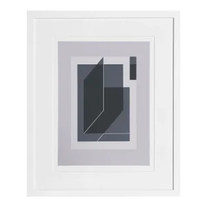 Josef Albers, Bent Black - P1, F25, I1 , Geometric Abstract Screenprint