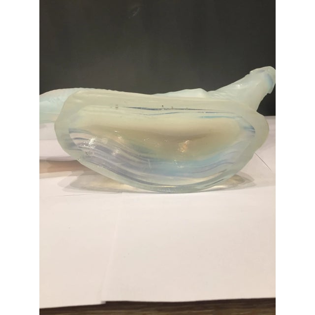 1930s Opalescent Glass Carp Sculpture from Sabino, 1930s For Sale - Image 5 of 6