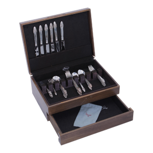 Vintage Gorham Sterling Manufactured 37 Piece Silverware Set With Box
