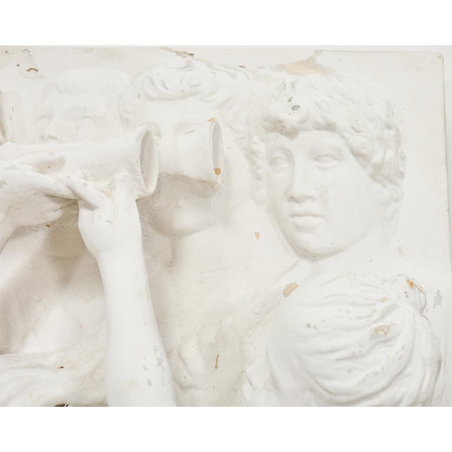 Renaissance Style Plaster Relief Sculpture After Luca Della Robbia For Sale - Image 13 of 18