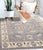 9x12 Beautiful Oriental Gray Traditional Floral Hand Knotted Wool Carpet Rug For Sale - Image 4 of 4