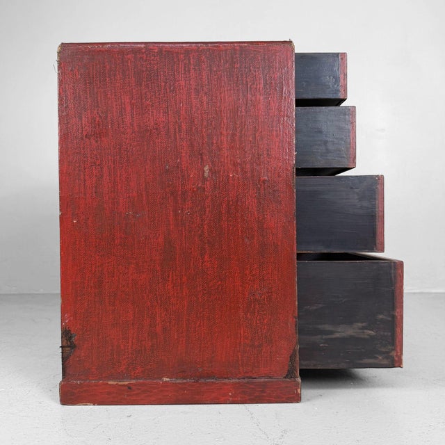 Vintage Japanese Drawer Cabinet, 1920 For Sale - Image 6 of 12