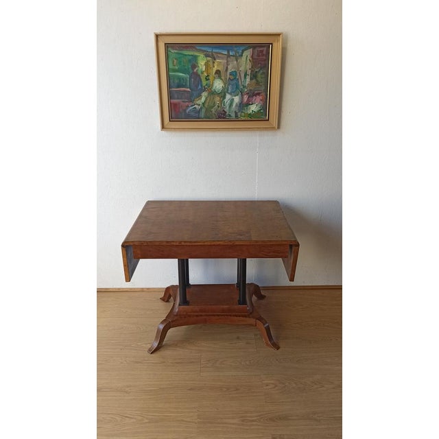 Large Victorian Style Adjustable Side Table, 1950s For Sale - Image 16 of 18
