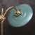 1950s French Petrol Enamel Brass Desk Light For Sale - Image 5 of 8