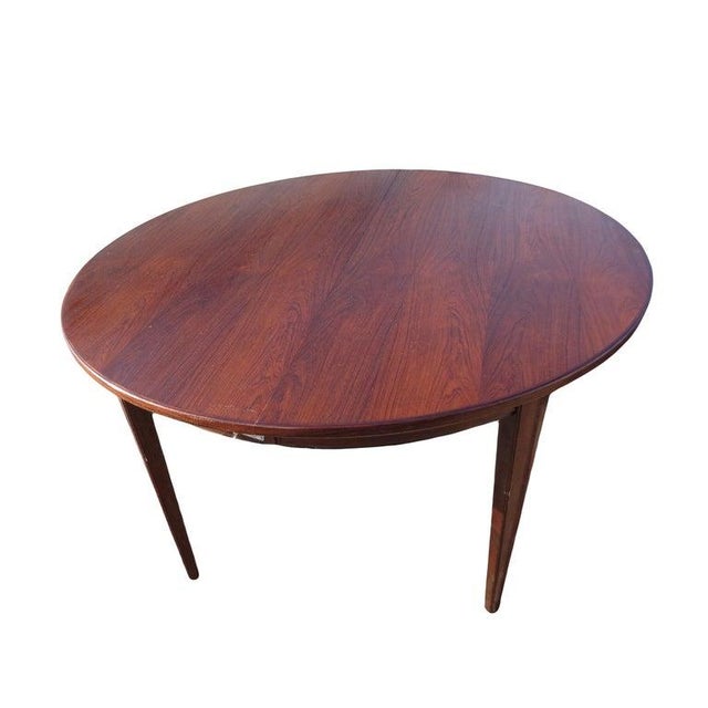 Mid-Century Modern Mid 20th Century Hans Olsen Attributed Danish Modern Rosewood Dining Table For Sale - Image 3 of 5