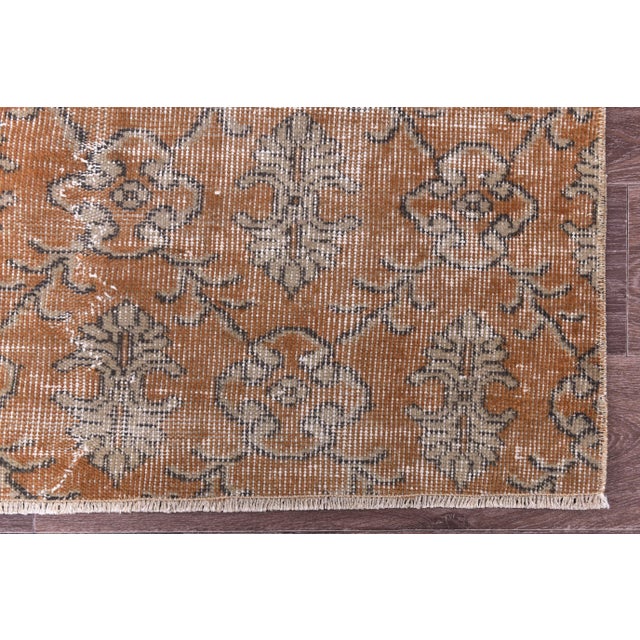 Vintage Turkish Rug in Wool, 1960s For Sale - Image 9 of 12