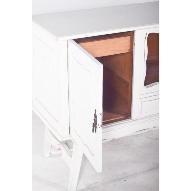 Vintage European White Painted Sideboard, 1920s For Sale - Image 14 of 15
