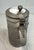 Metal Large Antique 1800's German Pottery Porcelain Pewter Lidded Beer Stein Mug For Sale - Image 7 of 13