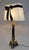 Vintage French Empire Neoclassical Style Marble and Gilt Bronze Table Lamps - Pair For Sale - Image 4 of 16