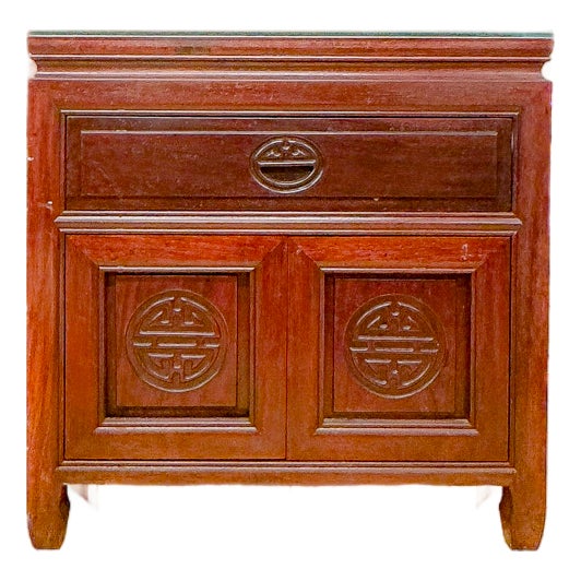 Vintage Ming Style Rosewood End Table For Sale