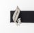 Pair of 18K White Gold and Diamond Earrings, designed as floriforms, adorned with thirty six pave and prong set round...