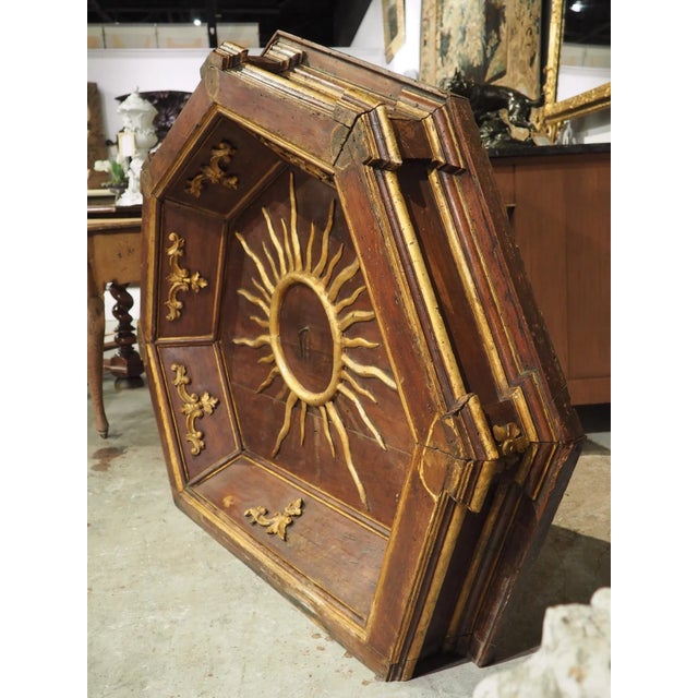 Baroque 18th Century Italian Walnut Wood Pulpit Canopy For Sale - Image 3 of 13