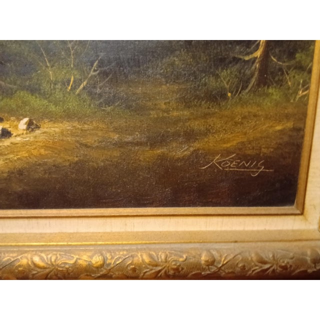 Contemporary 1930s Wilhelm Koenig Original Painting For Sale - Image 3 of 5