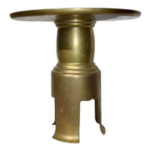 Japanese Ikebana Display Stand Brass 1990s'