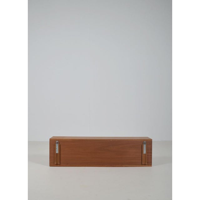 Danish Wall Shelf in Teak, 1970s For Sale - Image 6 of 7