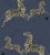 Contemporary Sample - The House of Scalamandré Zebras Removable Wallcovering, Denim For Sale - Image 3 of 3