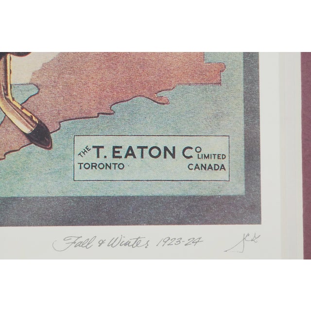 1990s Eaton's Fall and Winter 1923-1924 Framed Print For Sale - Image 6 of 9