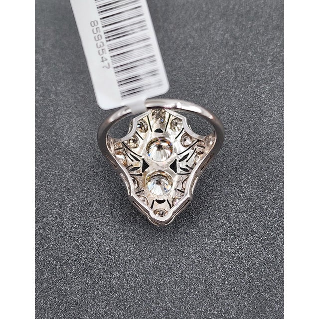 2.00 Ct Antique Diamond Ring Size 7.25 For Sale In Chicago - Image 6 of 8