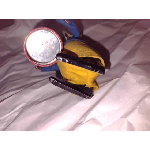 Blue 1920s Vintage Schuco Wind Up Drummer Monkey Toy Germany -- With Key. For Sale - Image 8 of 13