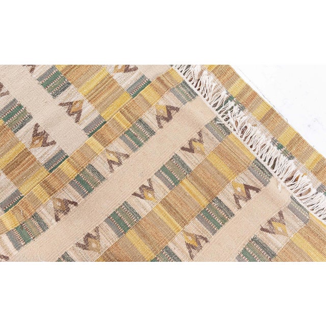 Mid-Century Modern Modern Swedish Wool Runner by Doris Leslie Blau For Sale - Image 3 of 11