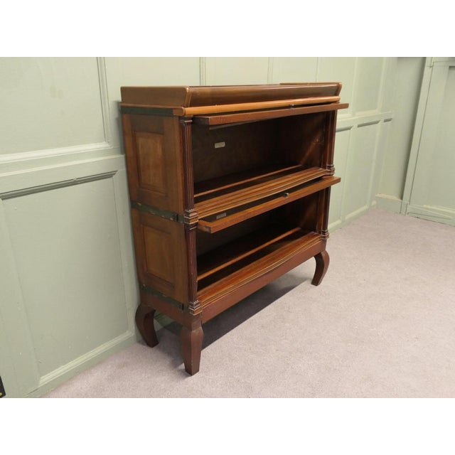 1900 - 1909 Arts and Crafts Two-Stack Bookcase from Globe Wernicke, 1900s For Sale - Image 5 of 8