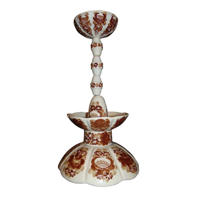 Ceramic Chandelier, 1970s For Sale