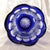 1940s 1940s Large Blue Cut to Clear Vase For Sale - Image 5 of 6
