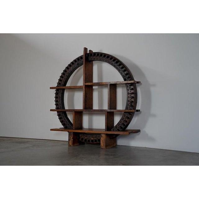 Brutalist Round Cabinet, Brazil, 1970s For Sale - Image 9 of 9