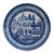 Chinese Export Canton Blue & White Porcelain 5 1/2" Saucer Dish For Sale