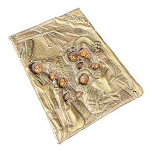 19th Century Russian Bronze Icon